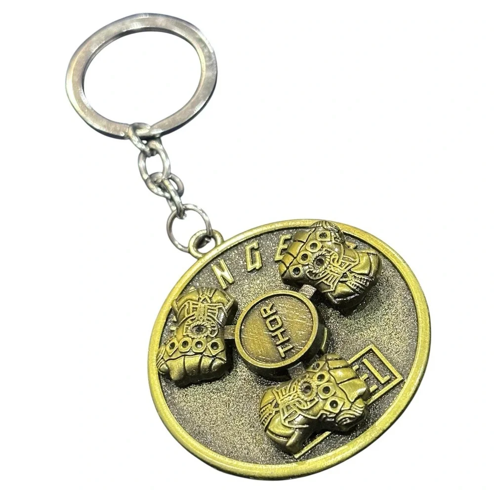 Marvel Avengers Thor Hammer‎ Spinning Fidget Spinner Keychain